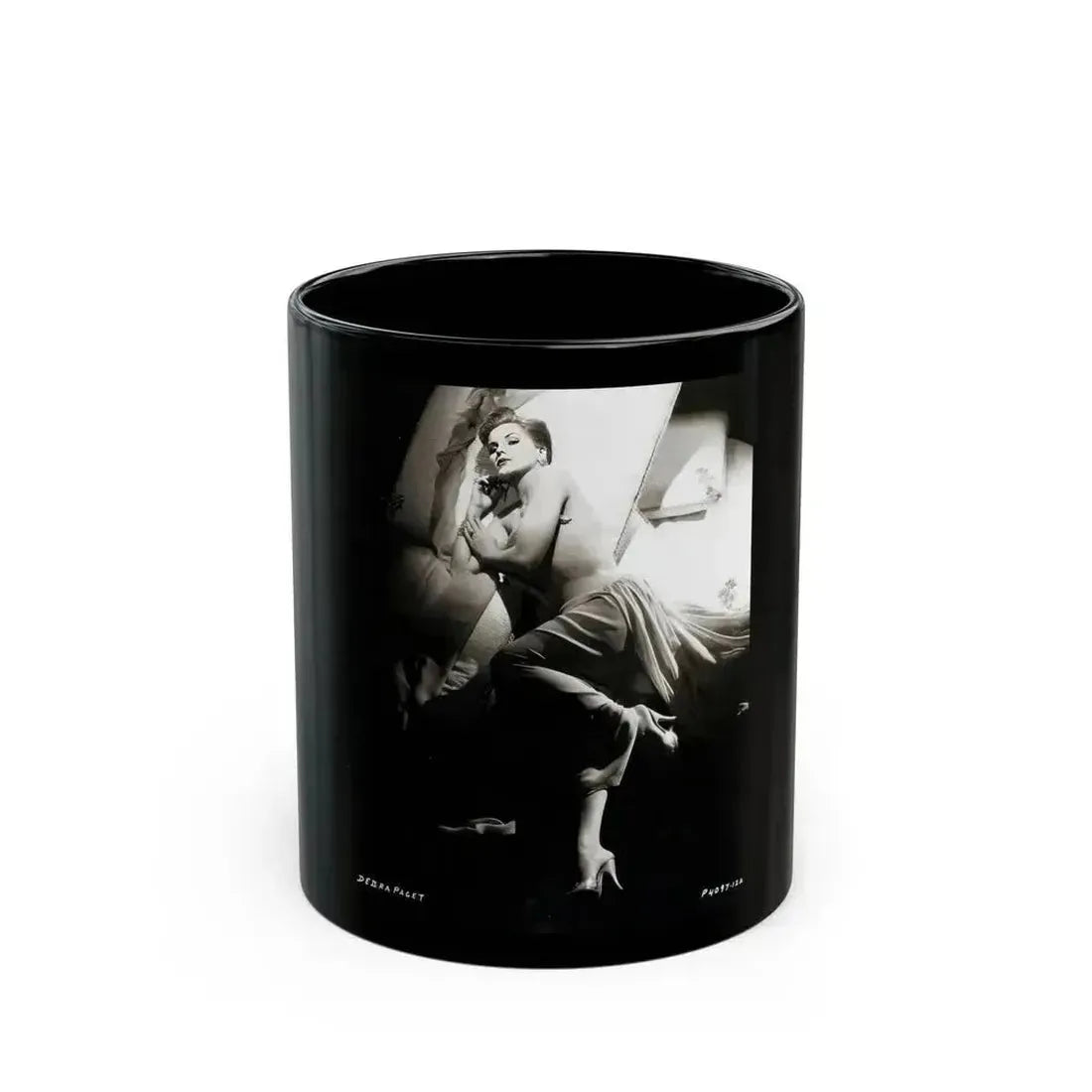 Debra Paget #452 2 (Vintage Female Icon) Black Coffee Mug 11oz - Go Mug Yourself