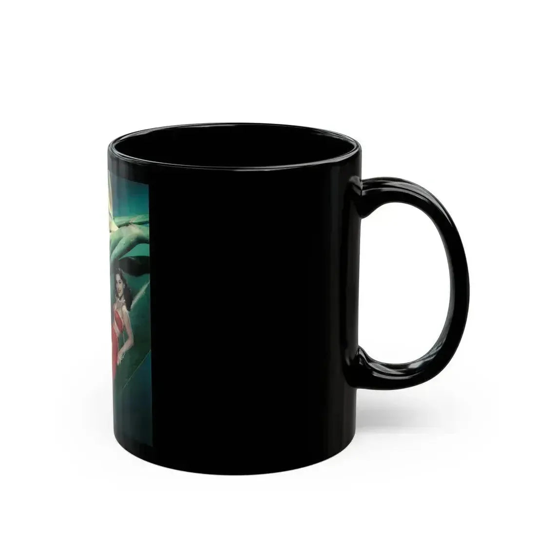 Debra Paget #456 1 (Vintage Female Icon) Black Coffee Mug - Go Mug Yourself