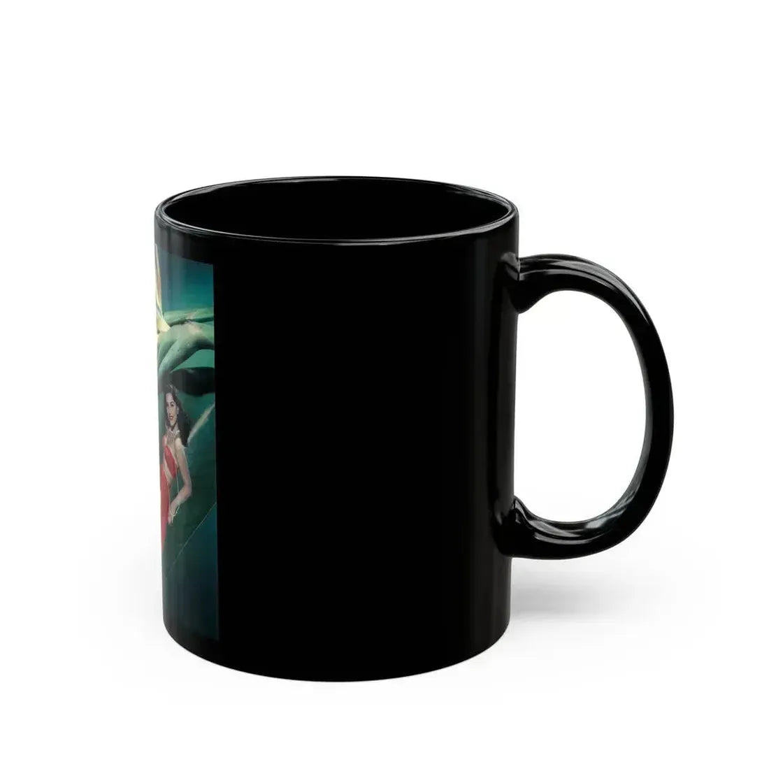 Debra Paget #456 2 (Vintage Female Icon) Black Coffee Mug - Go Mug Yourself