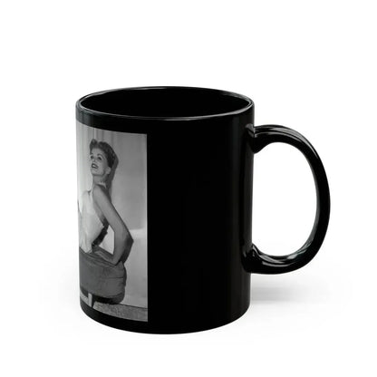 Debra Paget #457 (Vintage Female Icon) Black Coffee Mug - Go Mug Yourself