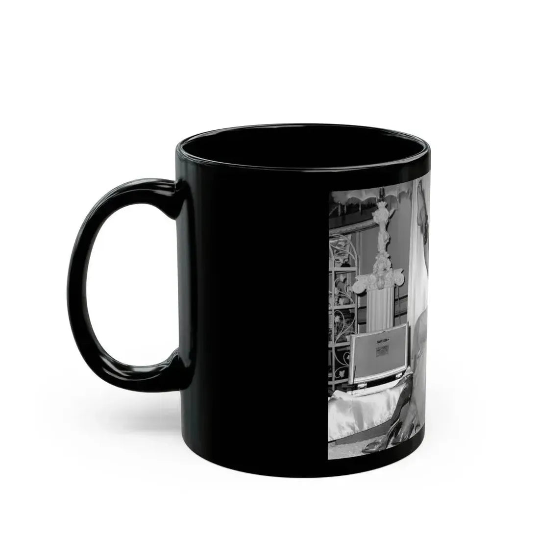 Debra Paget #457 (Vintage Female Icon) Black Coffee Mug - Go Mug Yourself