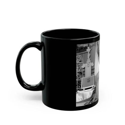 Debra Paget #457 (Vintage Female Icon) Black Coffee Mug - Go Mug Yourself