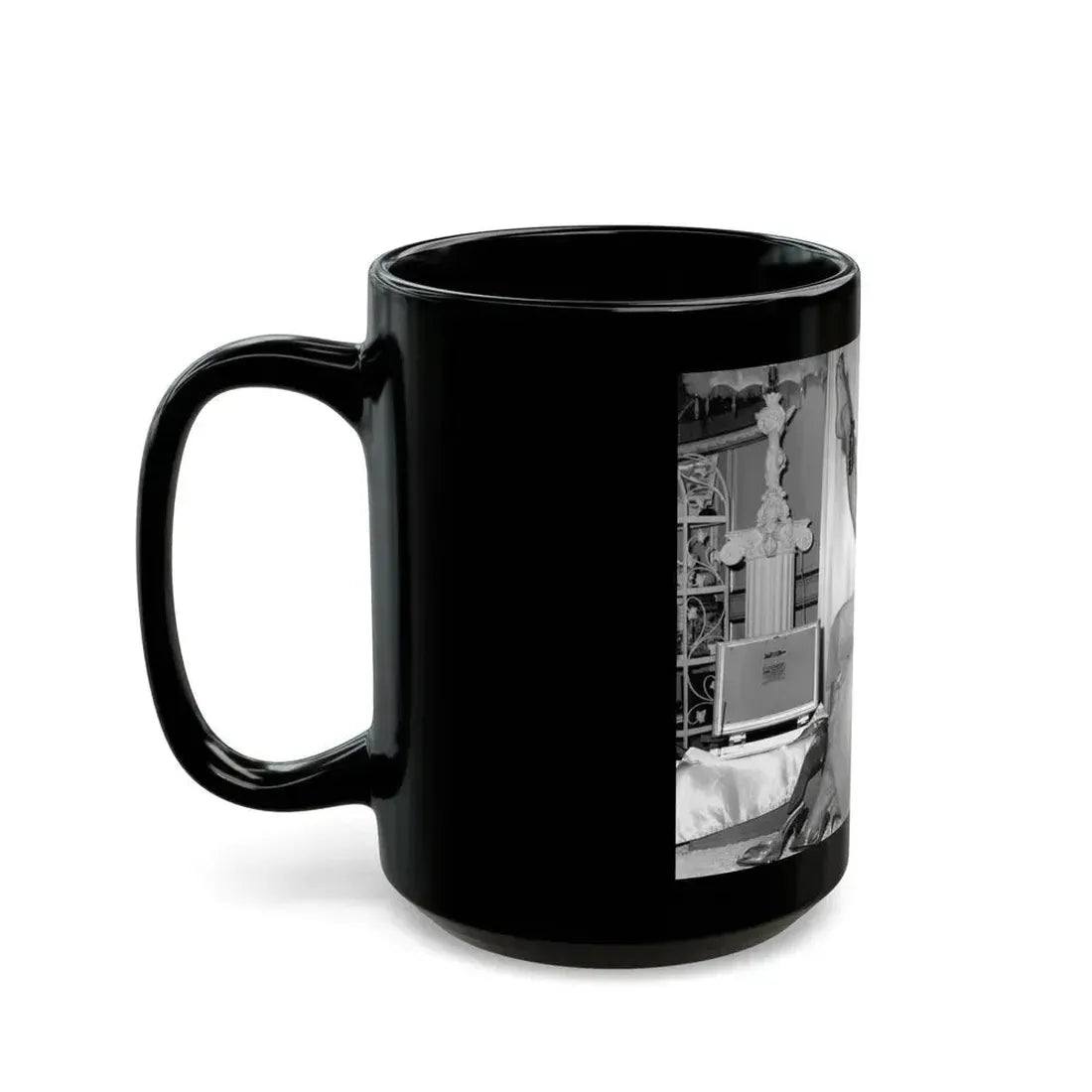 Debra Paget #457 (Vintage Female Icon) Black Coffee Mug - Go Mug Yourself