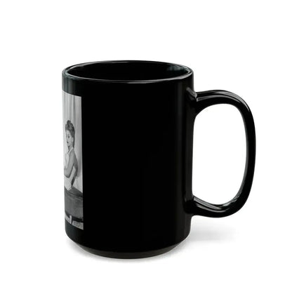 Debra Paget #458 (Vintage Female Icon) Black Coffee Mug - Go Mug Yourself