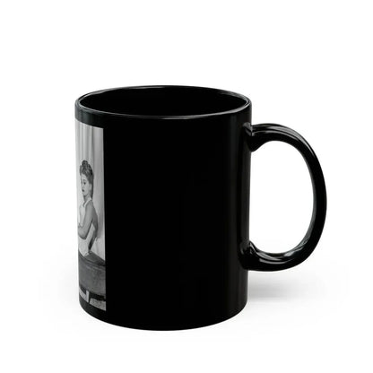 Debra Paget #458 (Vintage Female Icon) Black Coffee Mug - Go Mug Yourself