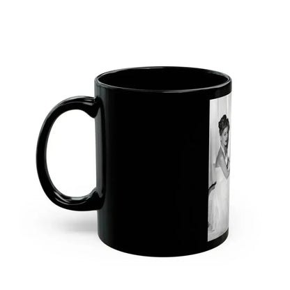 Debra Paget #461 (Vintage Female Icon) Black Coffee Mug - Go Mug Yourself