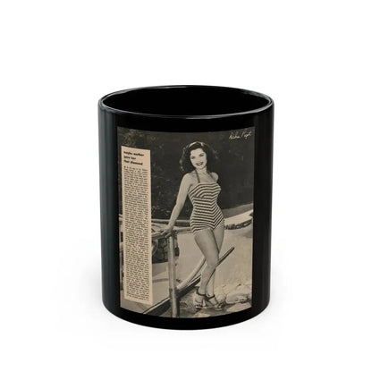 Debra Paget #464 (Vintage Female Icon) Black Coffee Mug 11oz - Go Mug Yourself