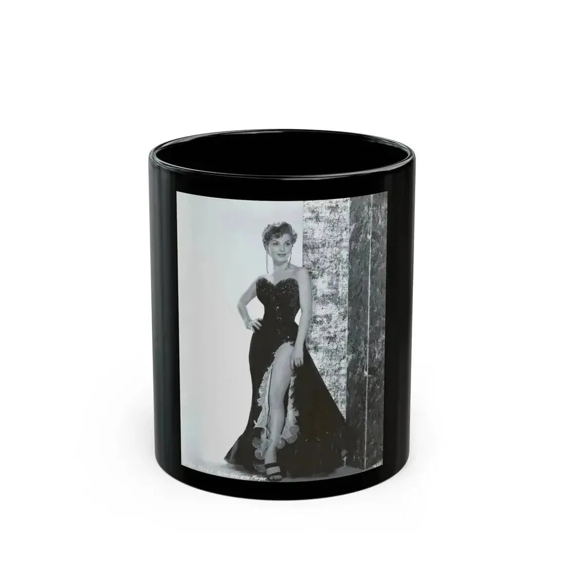Debra Paget #465 (Vintage Female Icon) Black Coffee Mug 11oz - Go Mug Yourself
