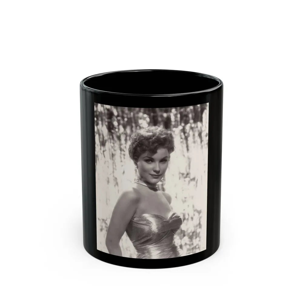 Debra Paget #472 (Vintage Female Icon) Black Coffee Mug-11oz-Go Mug Yourself