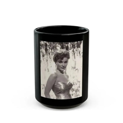 Debra Paget #472 (Vintage Female Icon) Black Coffee Mug 15oz - Go Mug Yourself