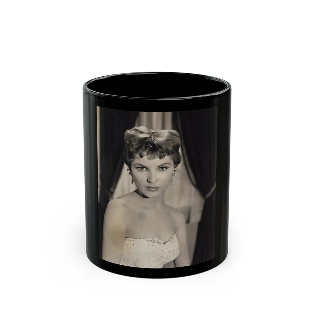 Debra Paget #475 (Vintage Female Icon) Black Coffee Mug-11oz-Go Mug Yourself