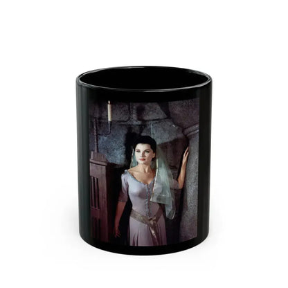 Debra Paget #479 (Vintage Female Icon) Black Coffee Mug 11oz - Go Mug Yourself