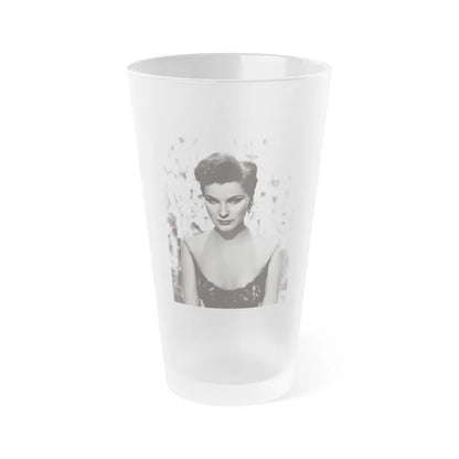 Debra Paget #48 1 (Vintage Female Icon) Frosted Pint Glass 16oz-16oz-Frosted-Go Mug Yourself