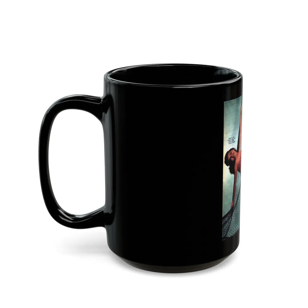 Debra Paget #480 (Vintage Female Icon) Black Coffee Mug-Go Mug Yourself