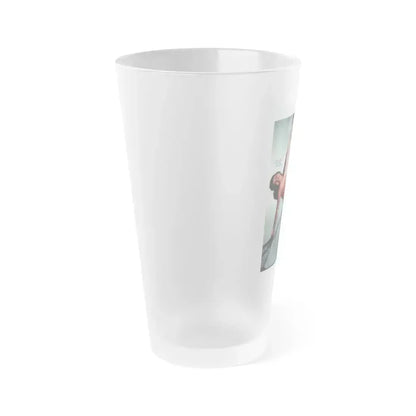 Debra Paget #480 (Vintage Female Icon) Frosted Pint Glass 16oz - Go Mug Yourself