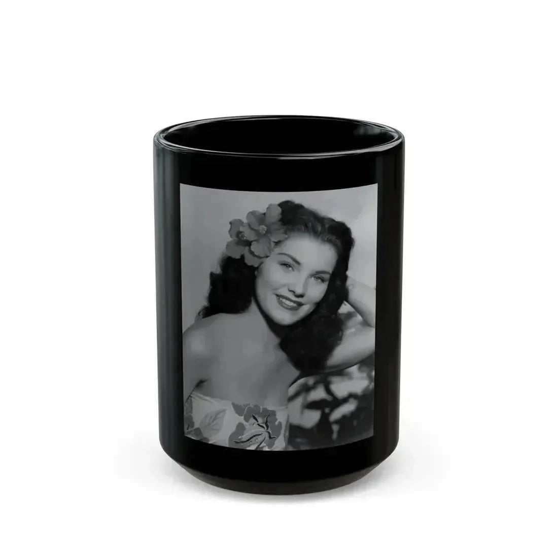 Debra Paget #49 1 (Vintage Female Icon) Black Coffee Mug 15oz - Go Mug Yourself