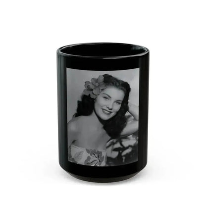 Debra Paget #49 1 (Vintage Female Icon) Black Coffee Mug 15oz - Go Mug Yourself