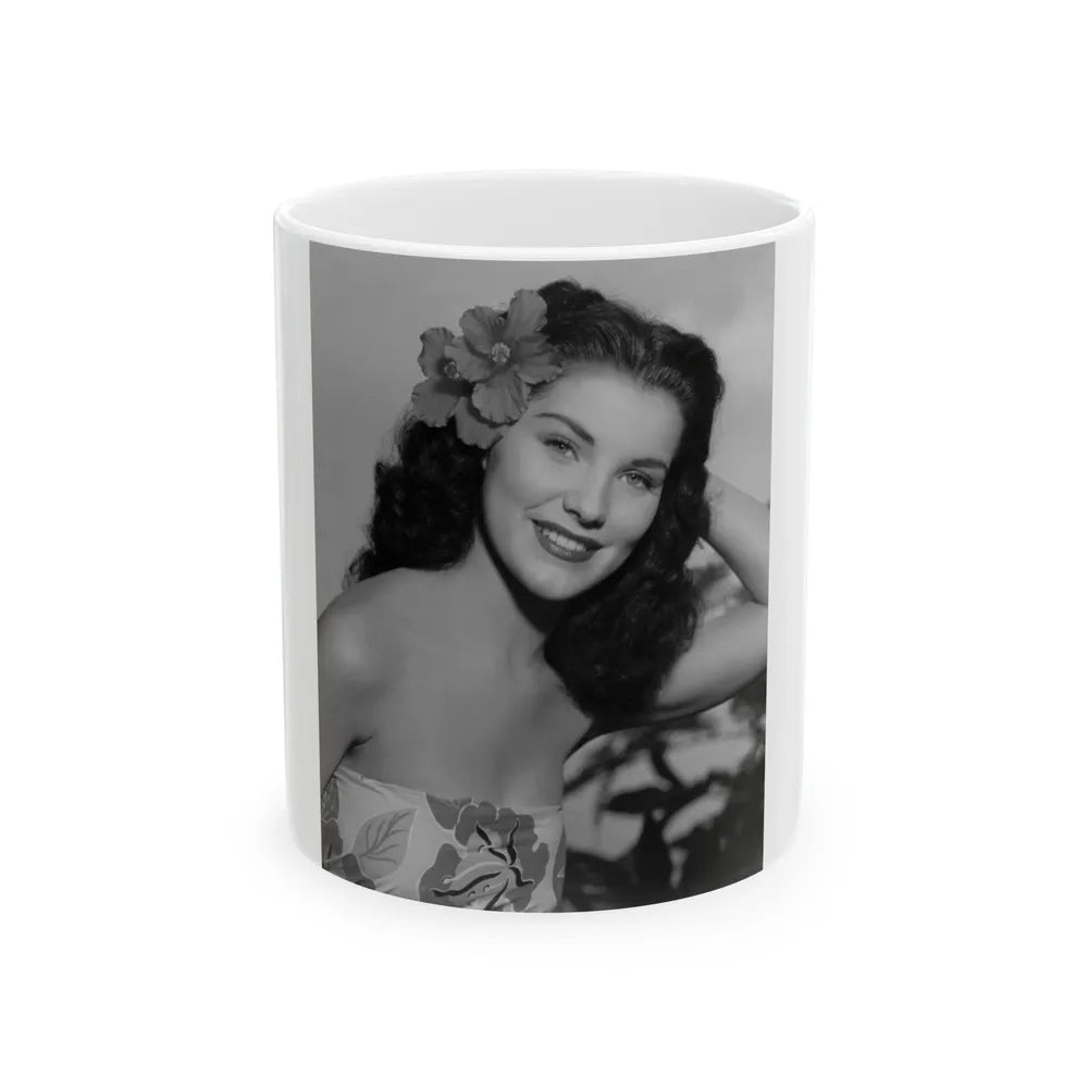 Debra Paget #49 (Vintage Female Icon) White Coffee Mug-11oz-Go Mug Yourself