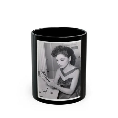 Debra Paget #492 (Vintage Female Icon) Black Coffee Mug 11oz - Go Mug Yourself