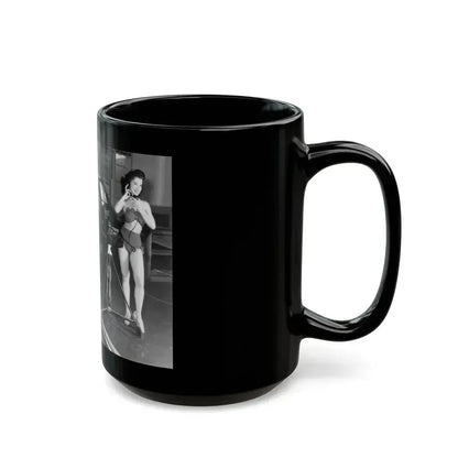 Debra Paget #493 (Vintage Female Icon) Black Coffee Mug - Go Mug Yourself