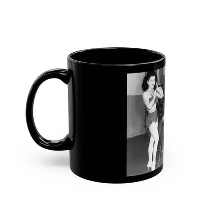 Debra Paget #493 (Vintage Female Icon) Black Coffee Mug - Go Mug Yourself