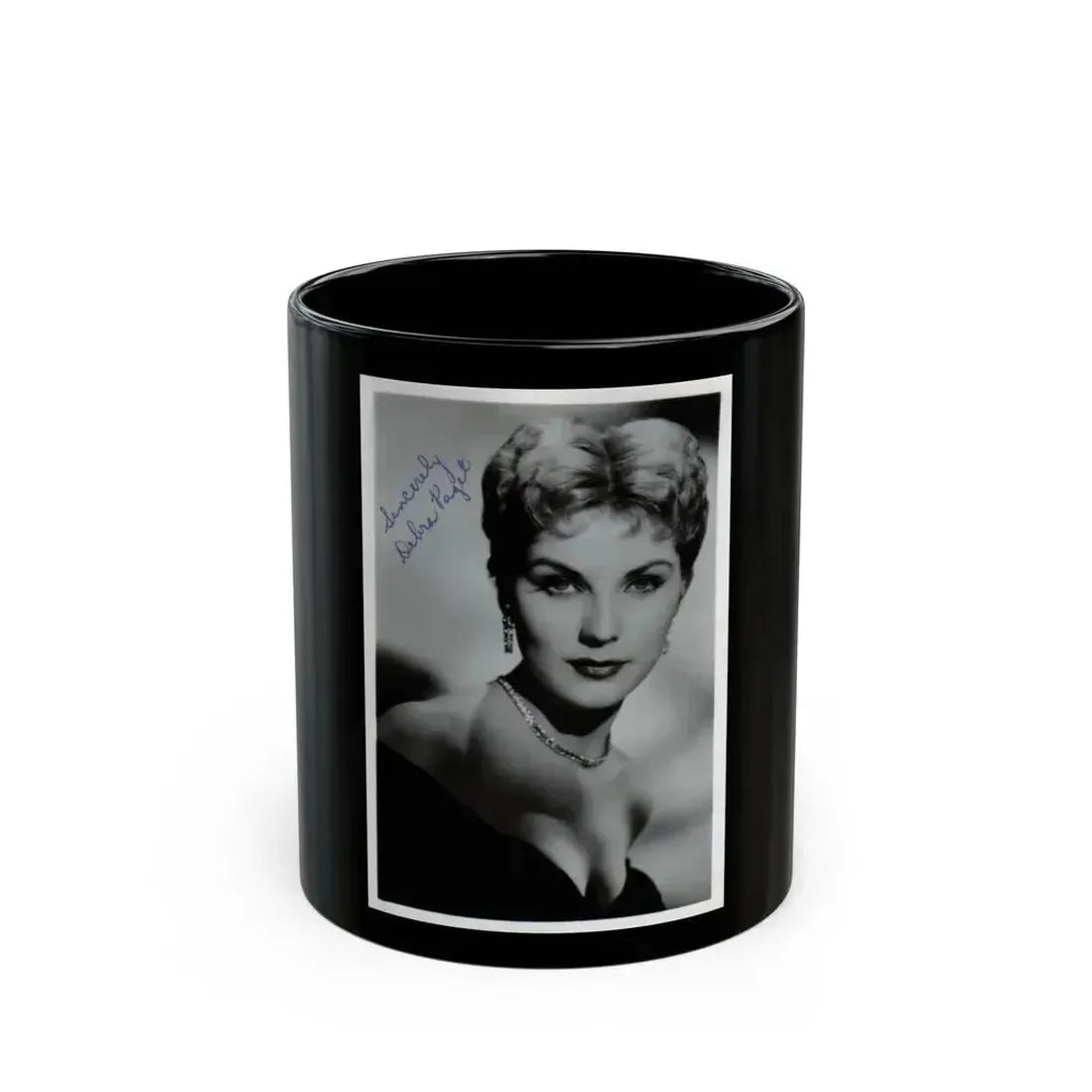 Debra Paget #50 (Vintage Female Icon) Black Coffee Mug 11oz - Go Mug Yourself