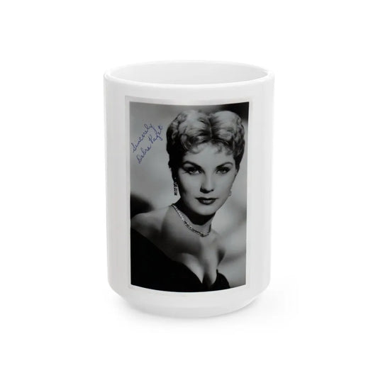 Debra Paget #50 (Vintage Female Icon) White Coffee Mug-15oz-Go Mug Yourself