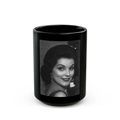 Debra Paget #506 (Vintage Female Icon) Black Coffee Mug-15oz-Go Mug Yourself