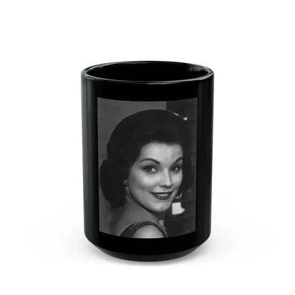 Debra Paget #506 (Vintage Female Icon) Black Coffee Mug 15oz - Go Mug Yourself