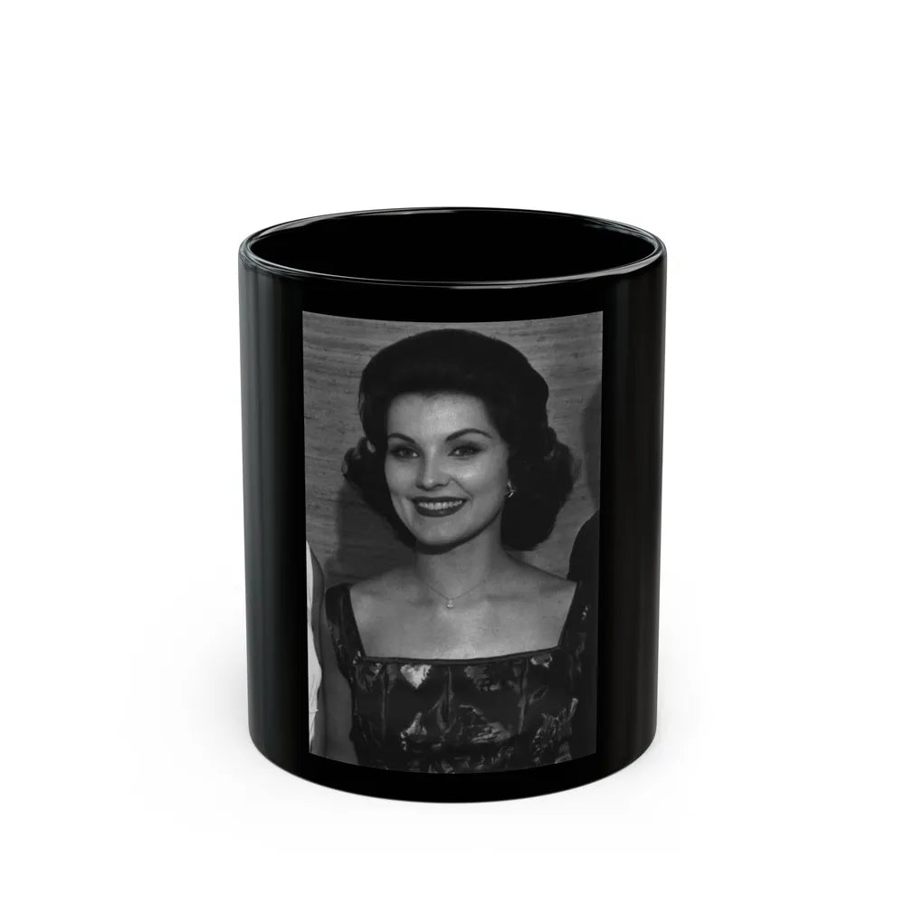 Debra Paget #507 (Vintage Female Icon) Black Coffee Mug-11oz-Go Mug Yourself