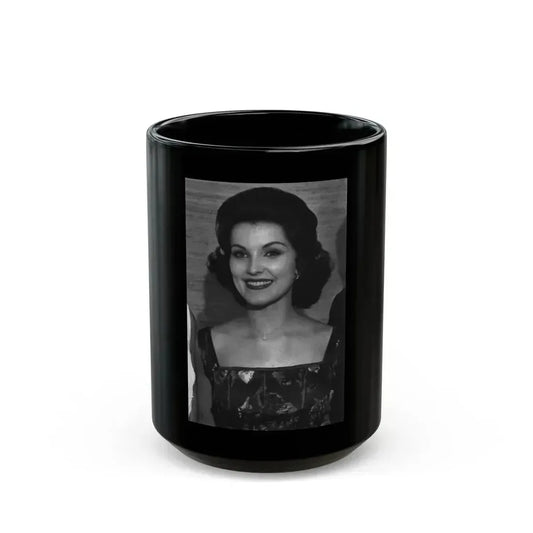 Debra Paget #507 (Vintage Female Icon) Black Coffee Mug 15oz - Go Mug Yourself