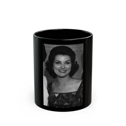 Debra Paget #508 (Vintage Female Icon) Black Coffee Mug-11oz-Go Mug Yourself