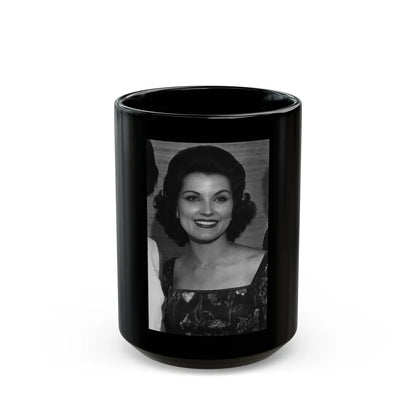 Debra Paget #508 (Vintage Female Icon) Black Coffee Mug-15oz-Go Mug Yourself