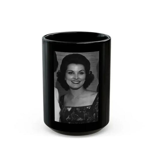 Debra Paget #508 (Vintage Female Icon) Black Coffee Mug 15oz - Go Mug Yourself