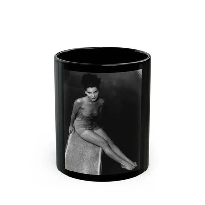 Debra Paget #510 1 (Vintage Female Icon) Black Coffee Mug 11oz - Go Mug Yourself