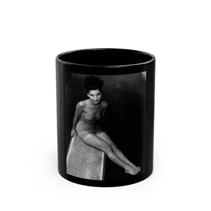 Debra Paget #510 (Vintage Female Icon) Black Coffee Mug 11oz - Go Mug Yourself