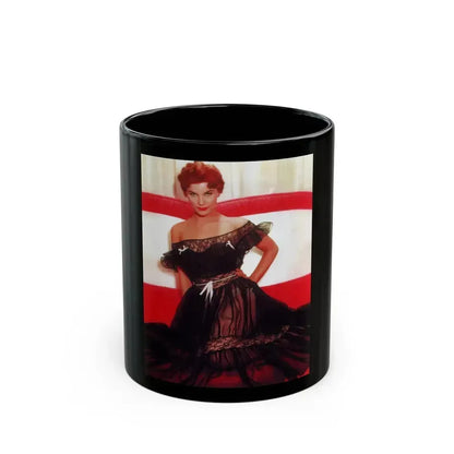 Debra Paget #52 (Vintage Female Icon) Black Coffee Mug 11oz - Go Mug Yourself