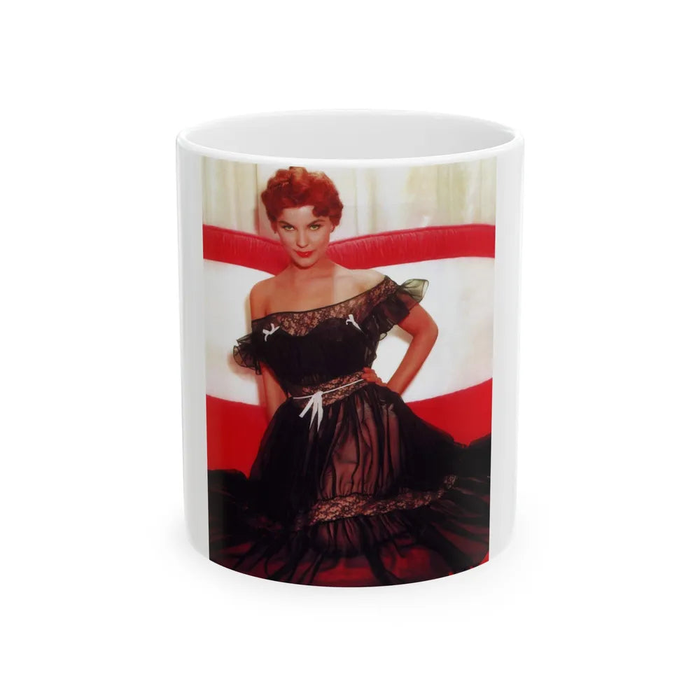 Debra Paget #52 (Vintage Female Icon) White Coffee Mug-11oz-Go Mug Yourself