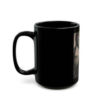 Debra Paget #523 - Magazine Page Circa 50's (Vintage Female Icon) Black Coffee Mug - Go Mug Yourself