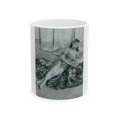 Debra Paget #53 (Vintage Female Icon) White Coffee Mug-11oz-Go Mug Yourself