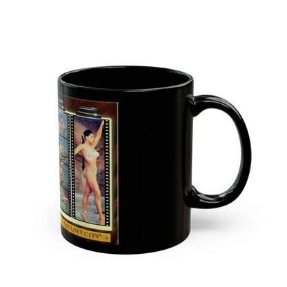 Debra Paget #533 (Vintage Female Icon) Black Coffee Mug-Go Mug Yourself