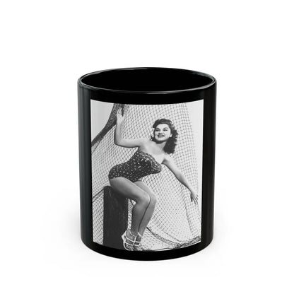 Debra Paget #536 (Vintage Female Icon) Black Coffee Mug-11oz-Go Mug Yourself