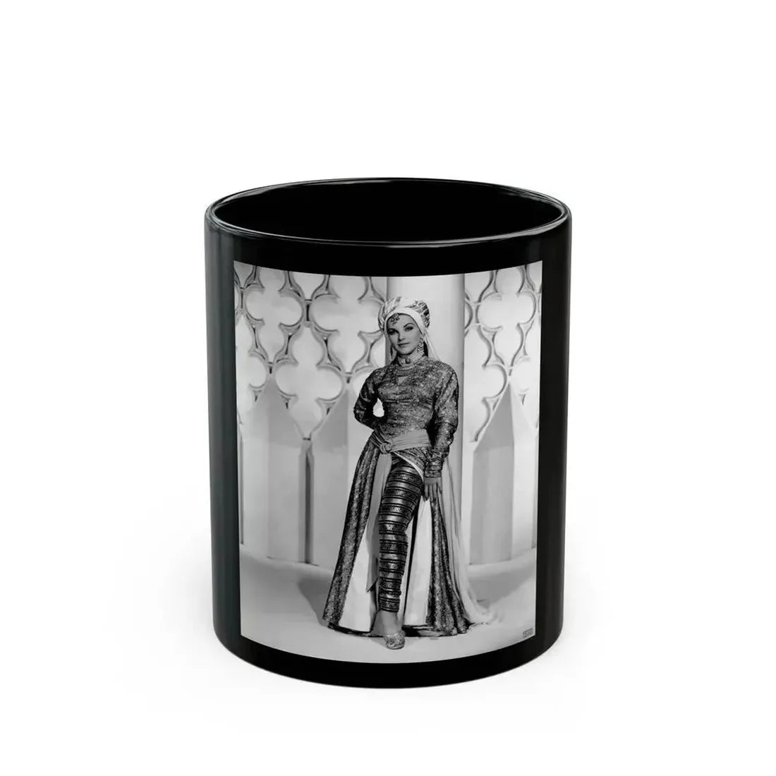 Debra Paget #537 (Vintage Female Icon) Black Coffee Mug 11oz - Go Mug Yourself