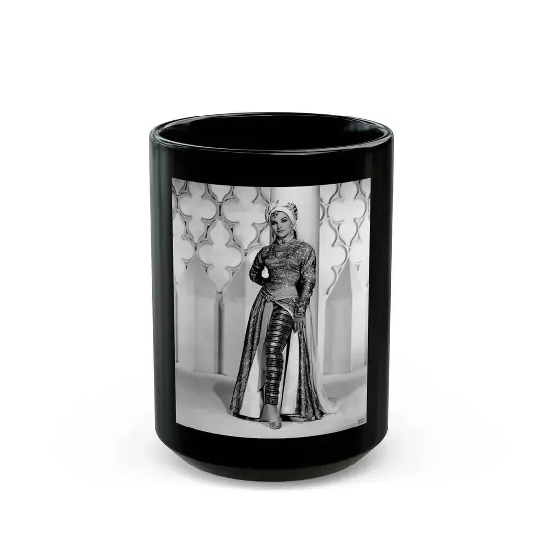 Debra Paget #537 (Vintage Female Icon) Black Coffee Mug 15oz - Go Mug Yourself