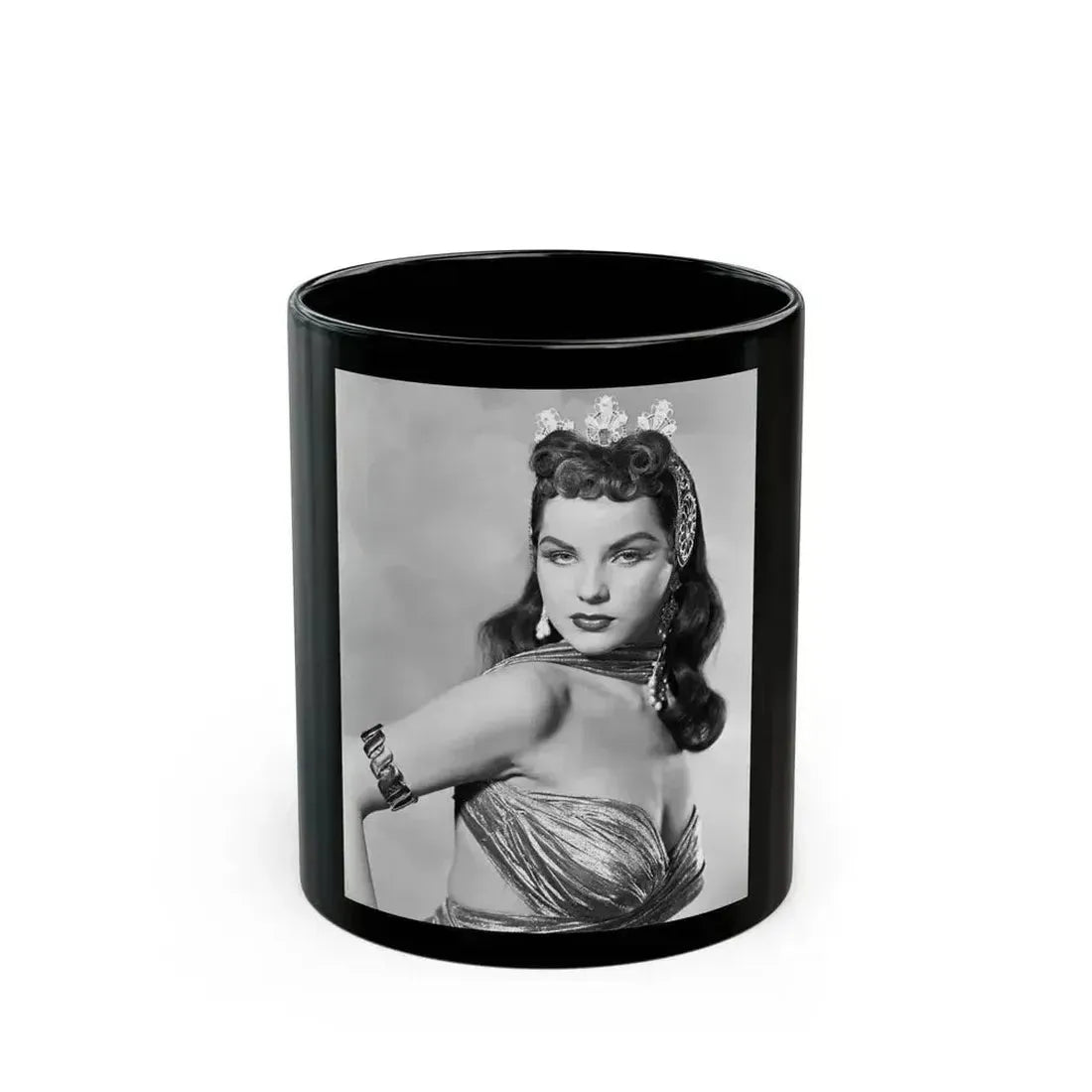 Debra Paget #54 1 (Vintage Female Icon) Black Coffee Mug 11oz - Go Mug Yourself