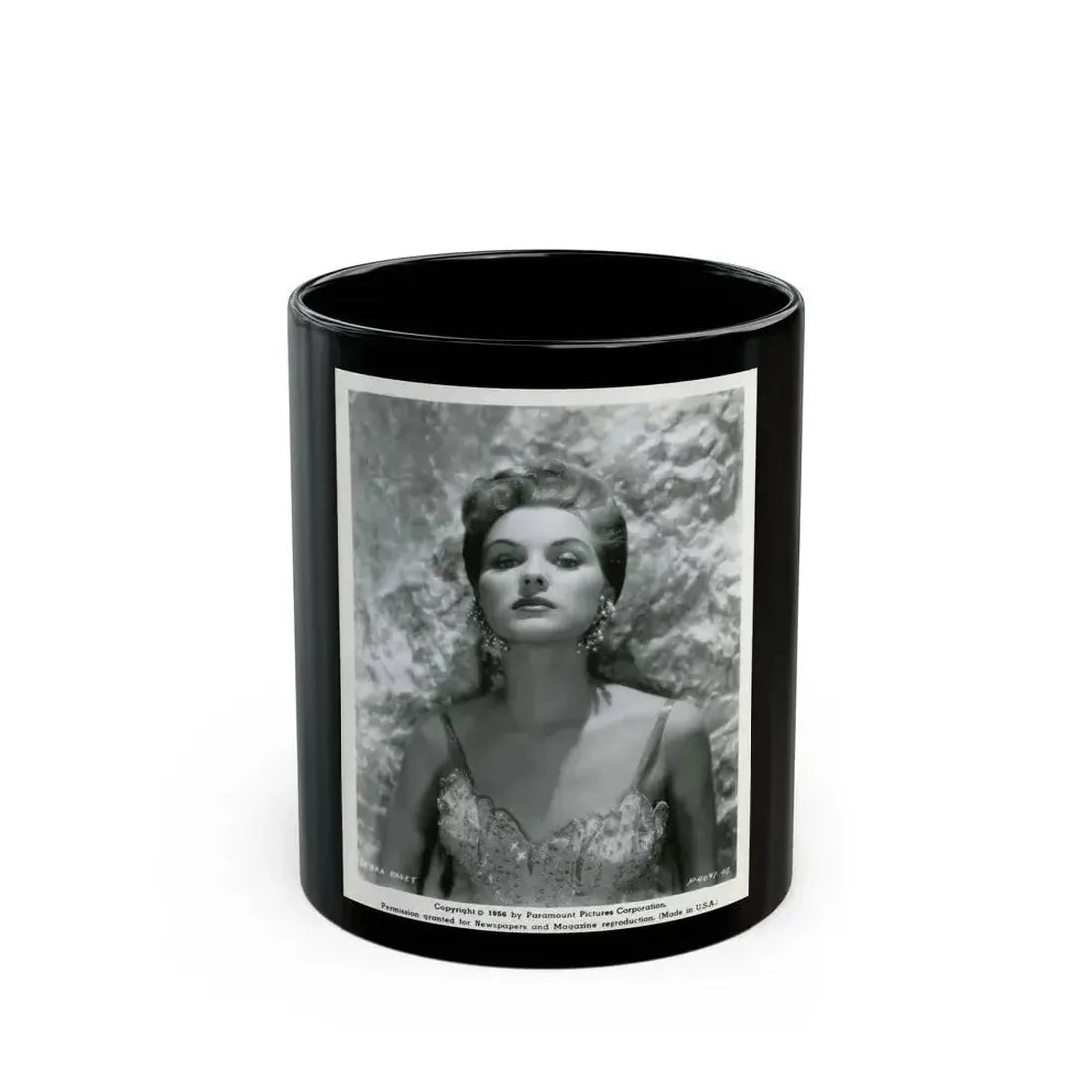 Debra Paget #545 (Vintage Female Icon) Black Coffee Mug 11oz - Go Mug Yourself