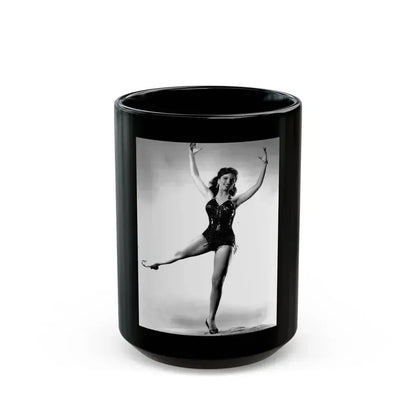 Debra Paget #550 (Vintage Female Icon) Black Coffee Mug 15oz - Go Mug Yourself