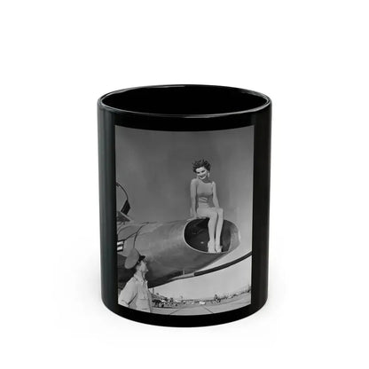 Debra Paget #556 (Vintage Female Icon) Black Coffee Mug 11oz - Go Mug Yourself
