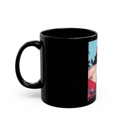 Debra Paget #56 (Vintage Female Icon) Black Coffee Mug - Go Mug Yourself