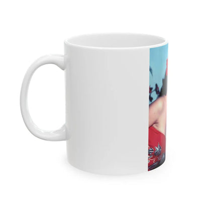 Debra Paget #56 (Vintage Female Icon) White Coffee Mug-Go Mug Yourself